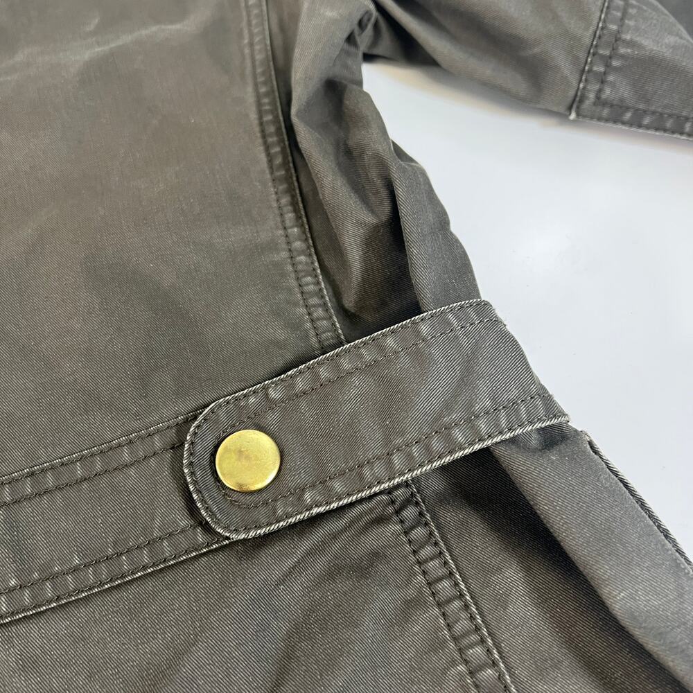 J Crew‎ Military Olive Green Button Gold Button Jacket Size S - Picture 7 of 16
